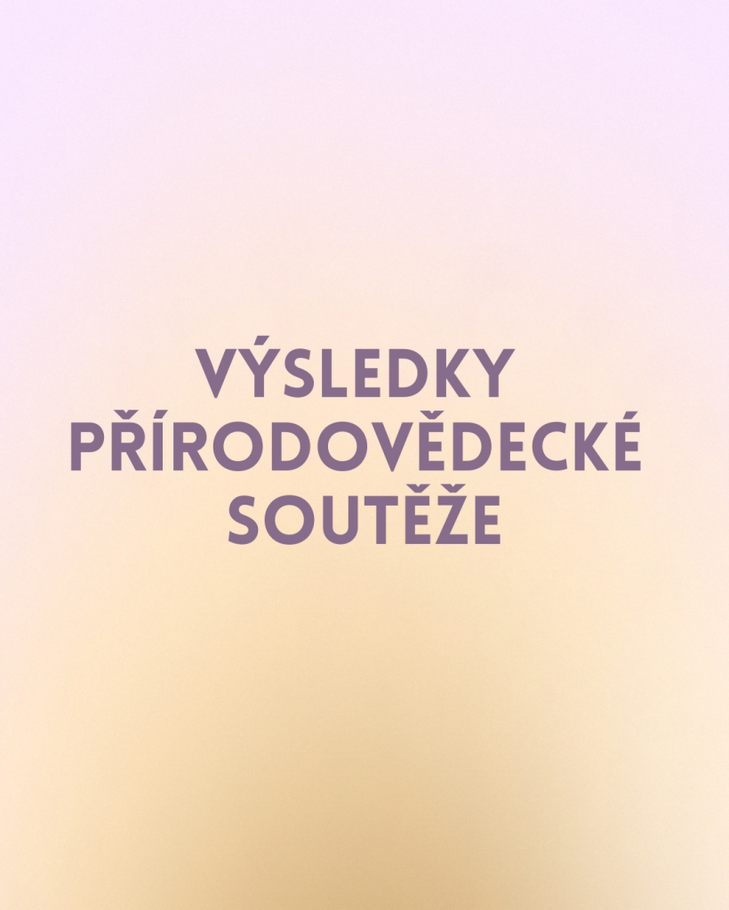 Přírodovědecká poznávací soutěž