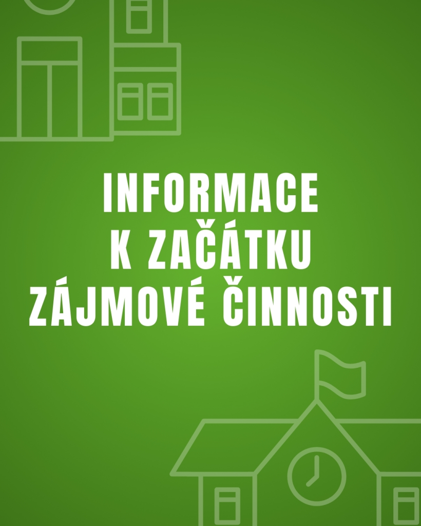Začátek zájmové činnosti