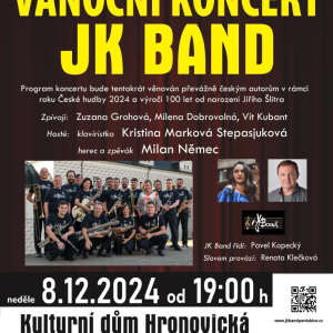 Vánoční koncert JK Bandu I 8. 12. 2024 