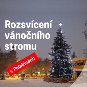 Rozsvícení vánočního stromu na náměstí v Polabinách 2