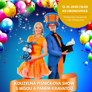 Kouzelná písničková show s Míšou Růžičkovou I 12. 10. 2025 