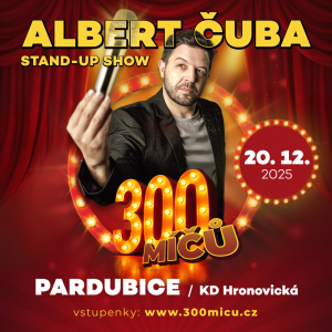 Albert Čuba: 300 Míčů / stand-up show tour I 20. 12. 